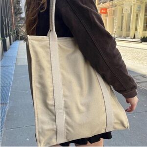 NWT Brandy Melville tan large beach tote bag carry tote travel bag